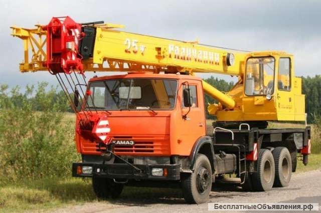 Автокрана 25/22 тон