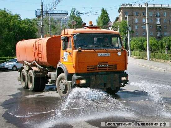Услуги аренды поливомоечной машины