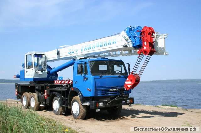 Автокраны 16, 25, 32 тонны