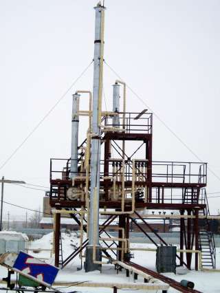 Мини Установки переработки нефти и комплектующие. (колонны, печи, теплообменники, сепараторы)