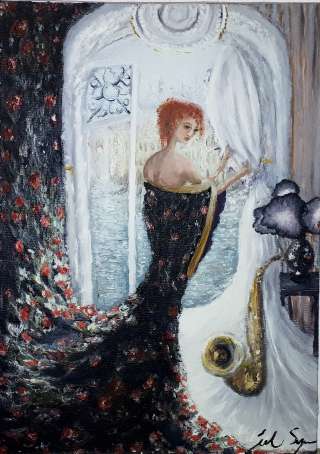 Картина маслом 'Жемчужина Венеции '