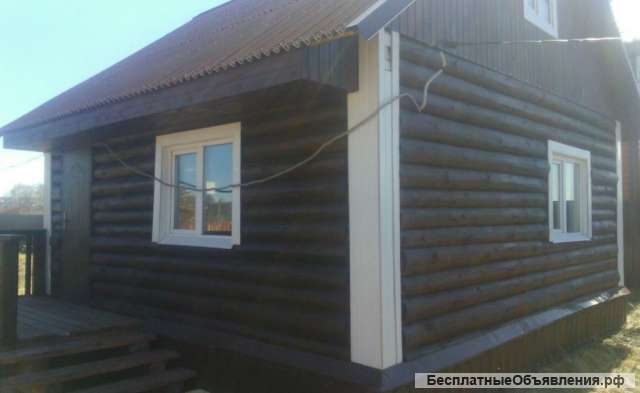 Дом с мансардой, баня с верандой