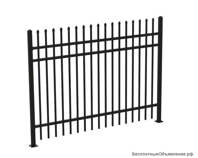 Металлические заборы (ограждения) от производителя