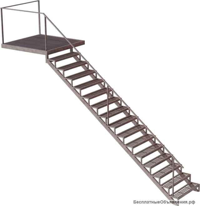 Металлические лестницы (поручни, ограждения) от производителя