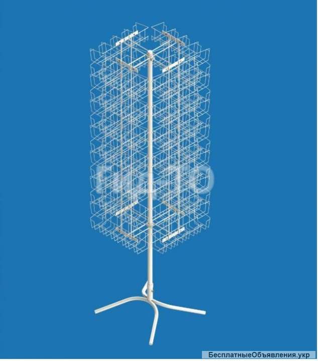 Стойка вращающаяся напольная под семена (112 карманов)