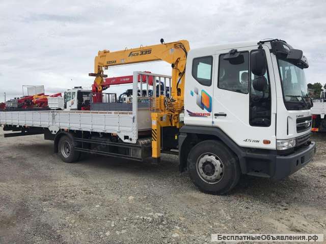 Манипулятор Daewoo Novus Бортовой 4х2 с КМУ Soosan SCS334