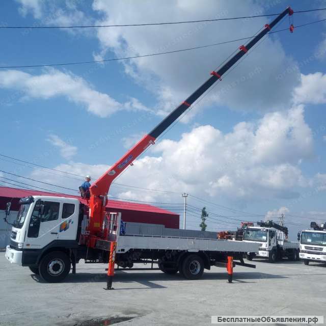 Манипулятор Daewoo Novus Бортовой 4х2 с КМУ Kanglim KS1256