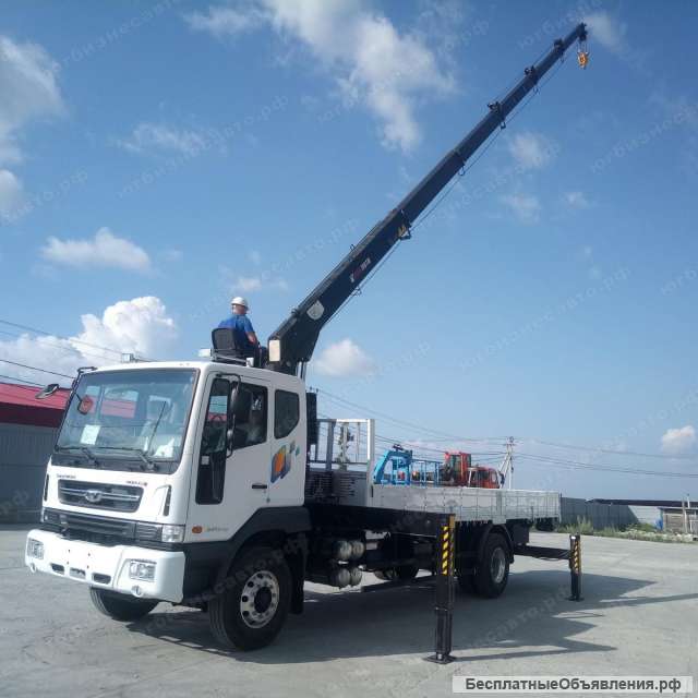 Манипулятор Daewoo Novus Бортовой 4х2 с КМУ Horyong HRS217