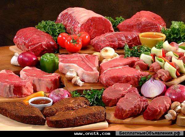 Мясной продукции оптом . Доставка по всей России и самовывоз .