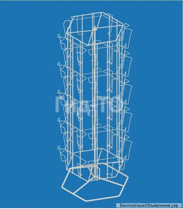 Стойка вращающаяся настольная 30 карманов под семена