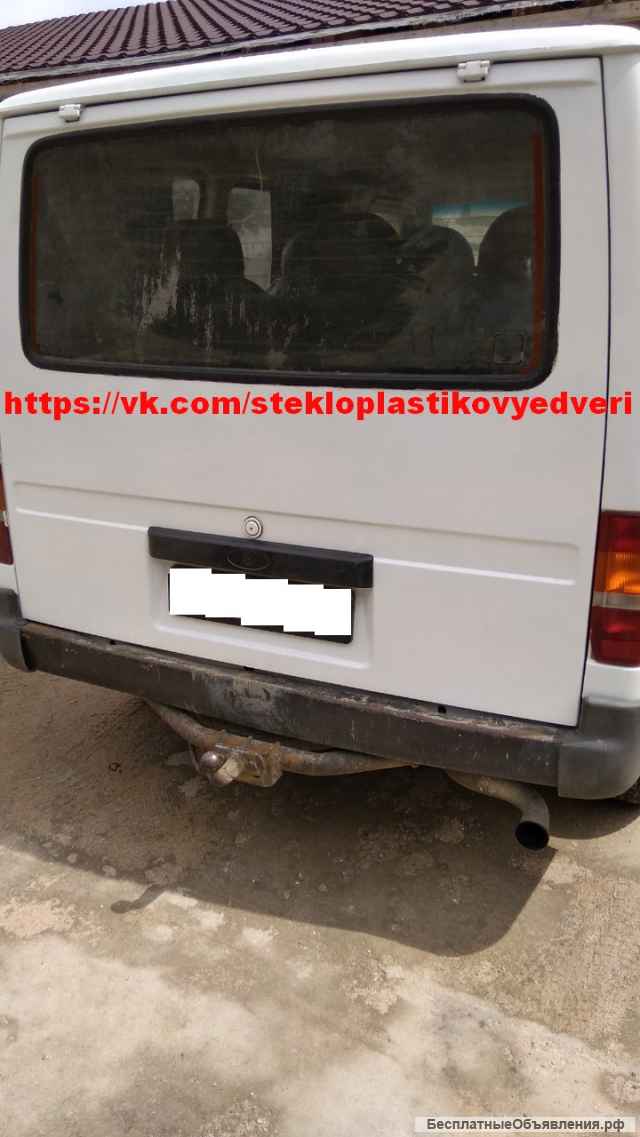 Дверь задняя (крышка багажника) Форд Транзит (1986-2000 г.в.), из стеклопластика