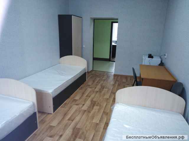 Посуточно койко-места в 3-х местных комнатах общежития