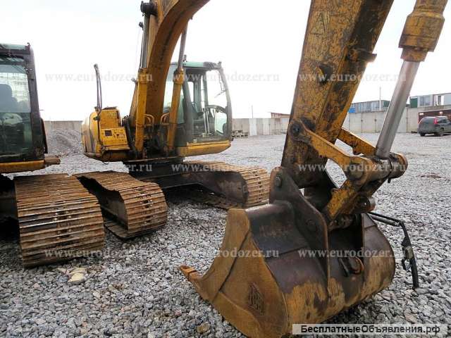 Гусеничный экскаватор JCB 220, рабочий