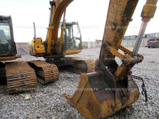 Гусеничный экскаватор JCB 220, рабочий