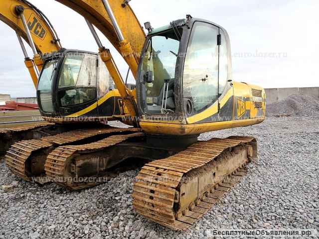 Гусеничный экскаватор JCB 220, рабочий