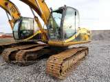 Гусеничный экскаватор JCB 220, рабочий