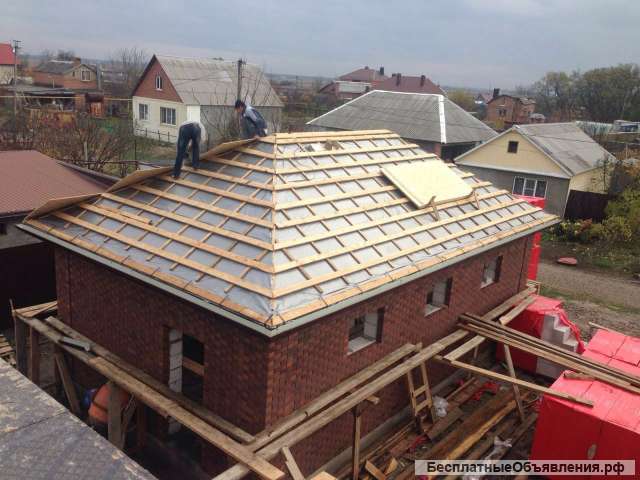 Кровельные работы, мансарды