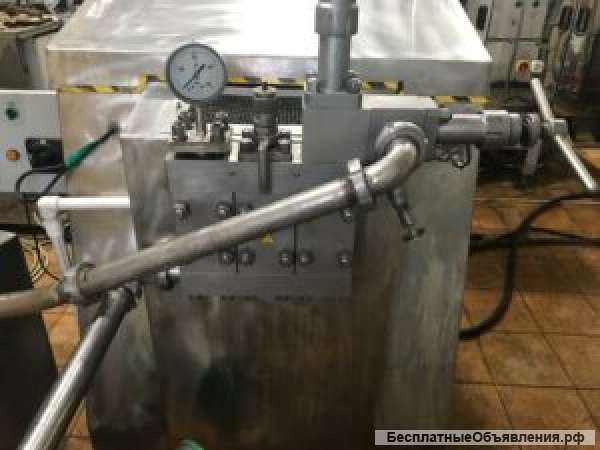 Гомогенизатор ГМ-5/20, производительность 5000 л/час