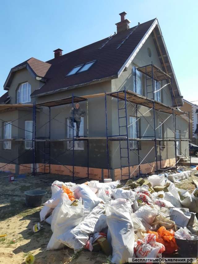 Мокрый фасад под ключ