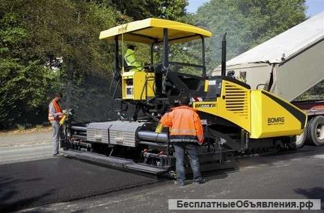 Аренда асфальтоукладчика Bomag