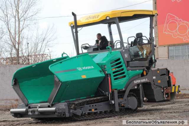 Аренда асфальтоукладчика Vogele Super 1600