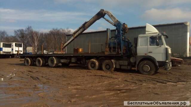 Услуги по аренде длинномера с кму