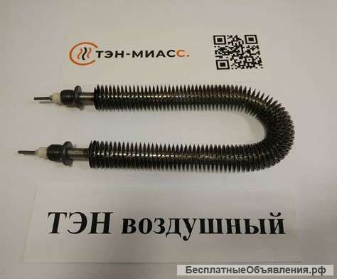 Оребренные тэны, тэны воздушные с лентой оребренния