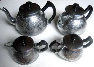 Набор металлической посуды для чая