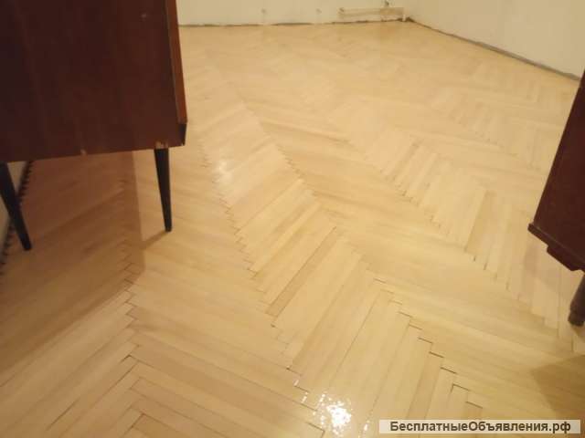 Циклёвка паркета, фанеры