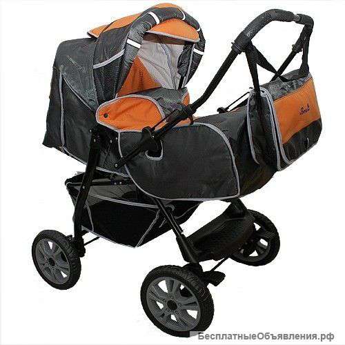 Коляска трансформер производства Польши. Доставка бесплатно. Жмите