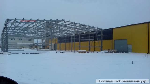Ангар арочної форми на каркасній основі Рівне