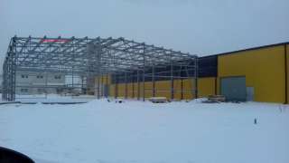 Ангар арочної форми на каркасній основі Рівне