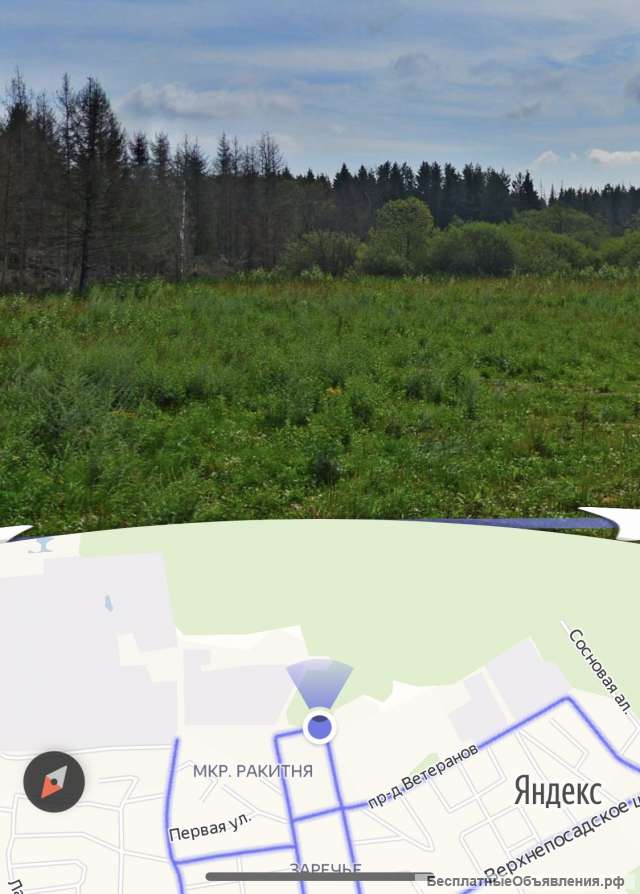 Земельный участок в г. Звенигороде