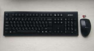 Беспроводные клавиатура и мышь A4tech GK-85
