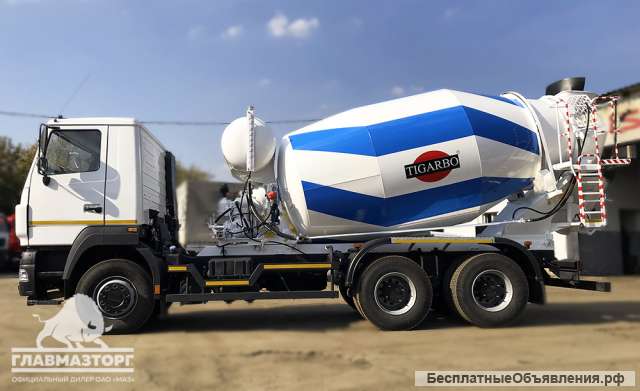 Автобетоносмеситель 9DA 69365M на шасси МАЗ