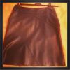 Женская кожаная юбка