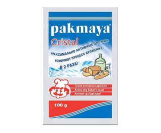 Сухие активные дрожжи PAKMAYA (Пакмая) Cristal