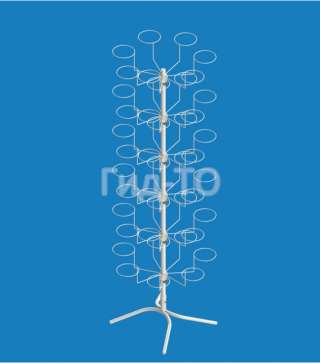 Стойка под шапки напольная «Ромашка» 42 кронштейна