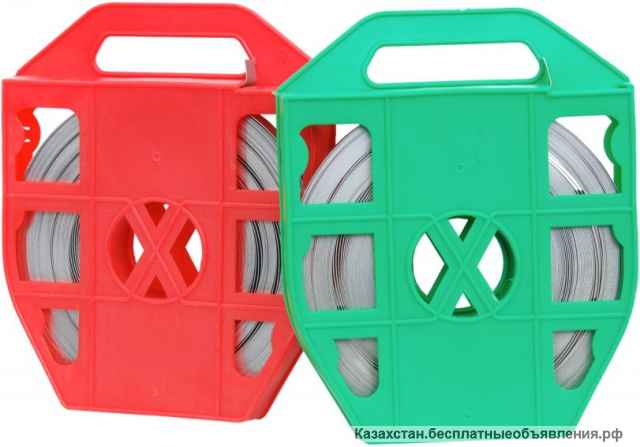 Бандажная нержавеющая лента для опор ЛЭП