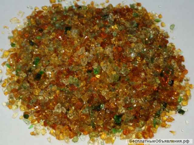 Стеклянная декоративная крошка