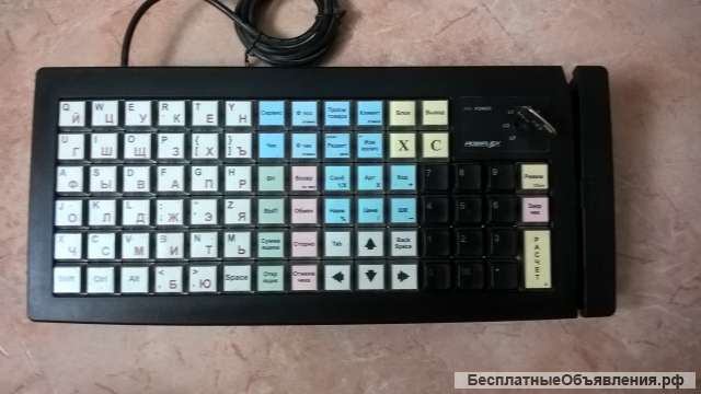 Клавиатура Posiflex KB-6600U-B (програмируемая)