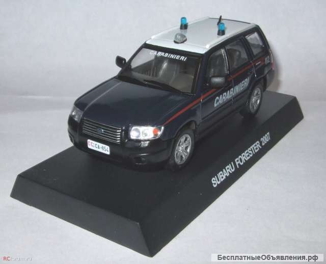 Полицейские машины мира спец. выпуск 3 SUBARU FORESTER 2007 итальянские карабинеры