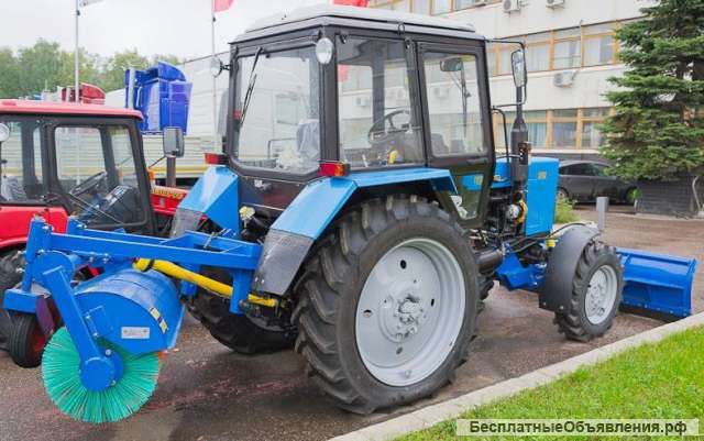 Услуги трактора мтз-82 с щеткой и отвалом