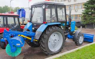 Услуги трактора мтз-82 с щеткой и отвалом