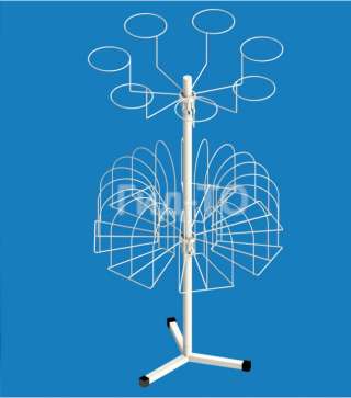 Стойка под шапки настольная комбинированная (28 кронштейнов)