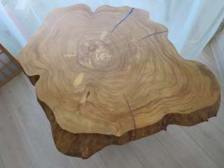 Журнальный столик-лофт из горного карагача (массив)