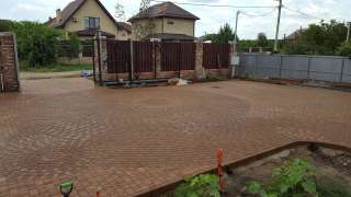 Укладка тротуарной плитки