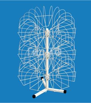 Стойка под шапки настольная «Гвоздика» 63 кронштейна