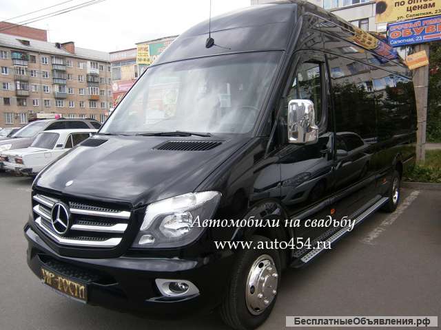 Аренда, Заказ, Прокат микроавтобуса с водителем. Mercedes Sprinter New
