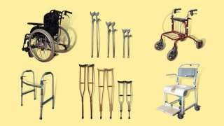 Аренда - прокат костылей, ходунков, инвалидных колясок и каталок